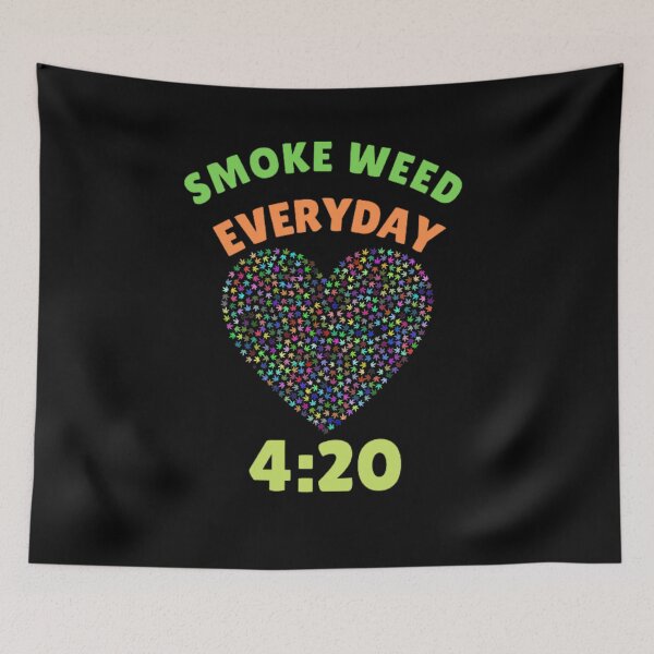 Item preview, Smoke Weed Everyday, Heart Marijuana Leaf, designed and sold by BestDesignbySof.