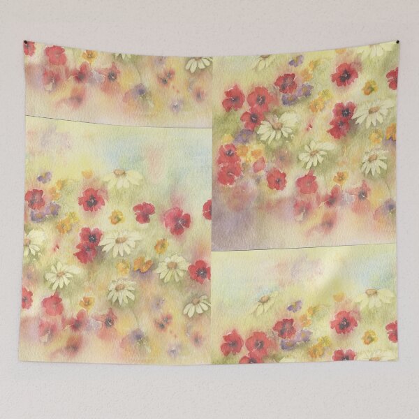 Item preview, Poppies and daisies designed and sold by jayne gaze.