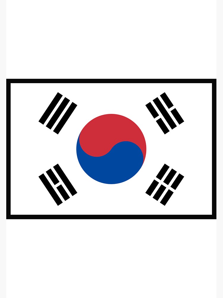 "Flag of South Korea" Sticker for Sale by Mascime Redbubble