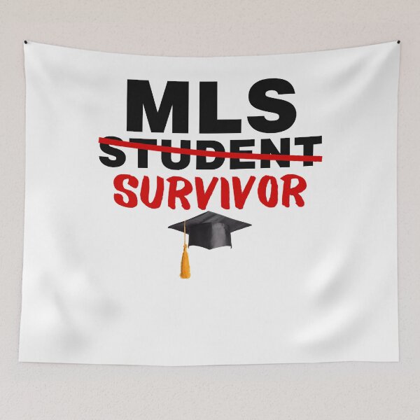 Artikelvorschau, MLS Student Survivor Master of Library Science Abschluss entworfen und verkauft von jennabell.