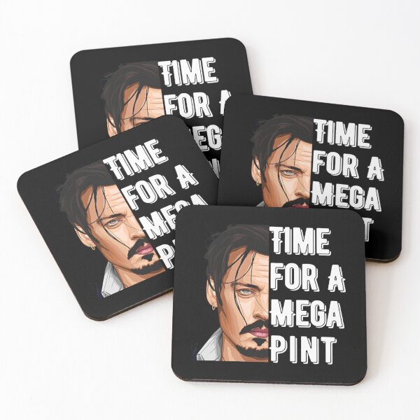 Item preview, Time for A Mega Pint johnny depp- johnny depp uk johnny depp court   designed and sold by DSfelos.