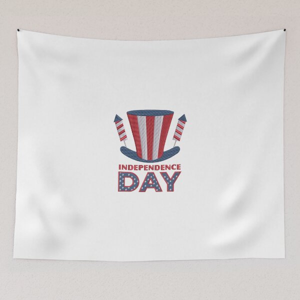 Item preview, American Flag Hat Fireworks Embroidery designed and sold by Cre8iveSkill.