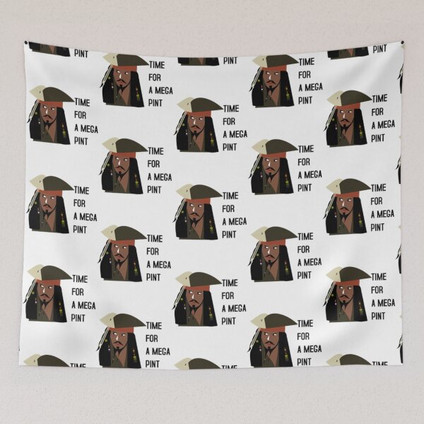 Item preview, Time For a Mega Pint Shirt  Johnny Depp Tee  Justice for Johnny Depp  Sarcastic Shirt  Wine Love designed and sold by DSfelos.