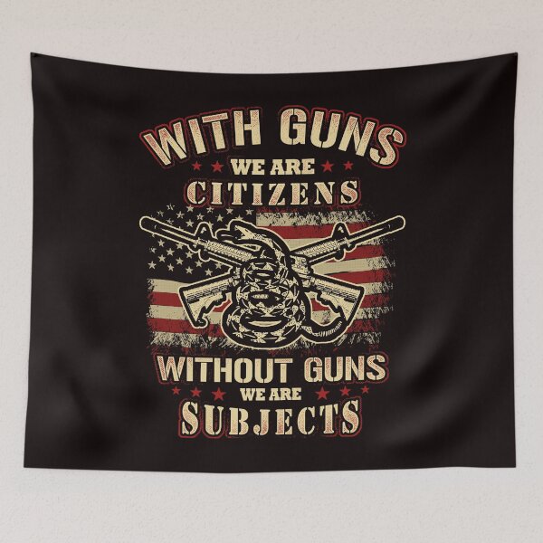 Item preview, With Guns we are citizen's without guns we are subjects Classic T-Shirt designed and sold by Nusrat002.