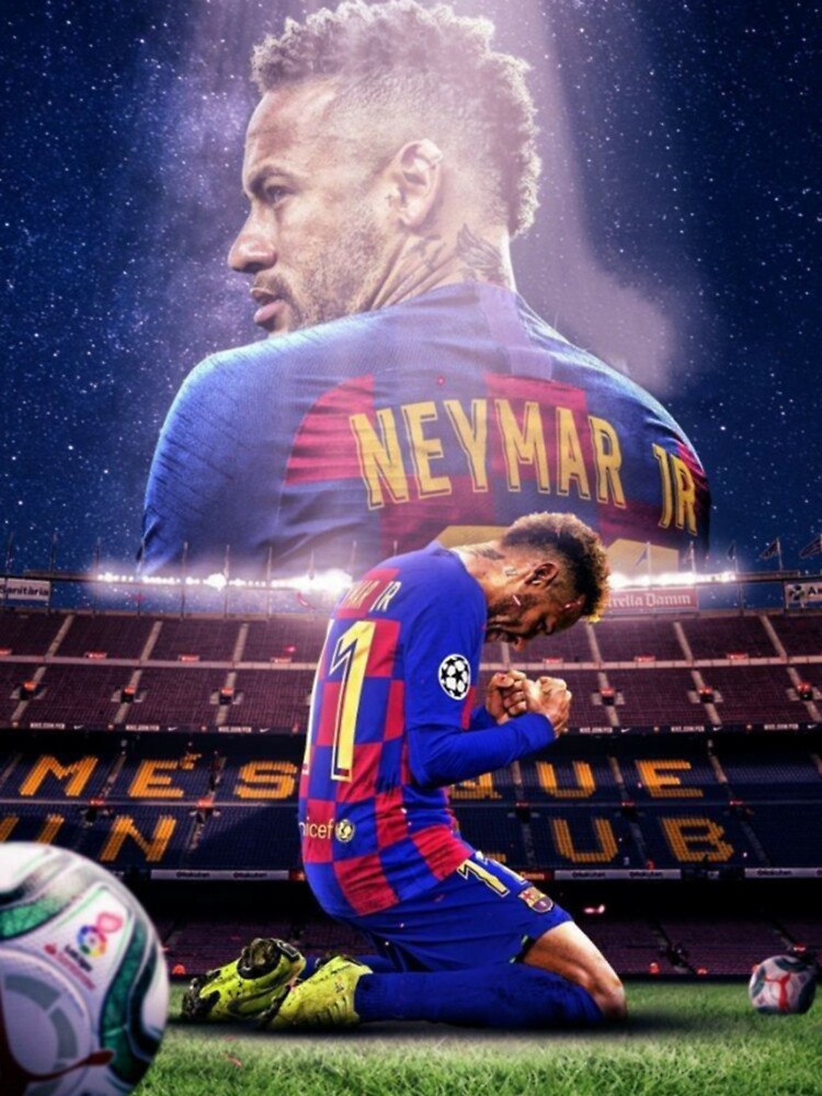 Download Neymar Jr Kissing Ball Wallpaper