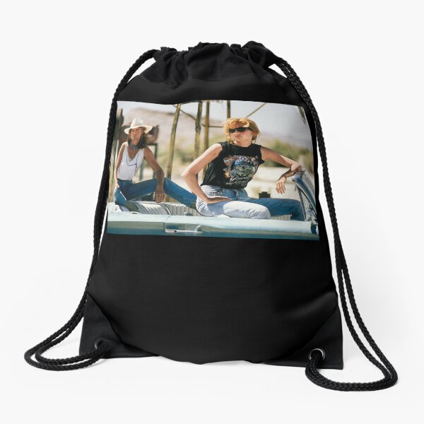 Thelma And Louise Selfie-Susan Sarandon & Geena Davis Backpack Drawstring  Bags Gym Bag Waterproof Thelma And Louise Movie