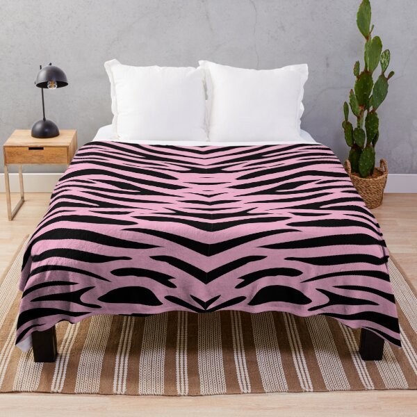 Item preview, Zebra animal print black and pink designed and sold by mixtape80.