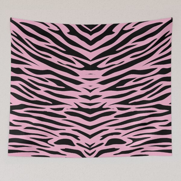 Item preview, Zebra animal print black and pink designed and sold by mixtape80.