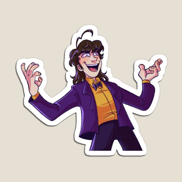 Ponytail Volume 2 William Sticker for Sale by alanawdoesart