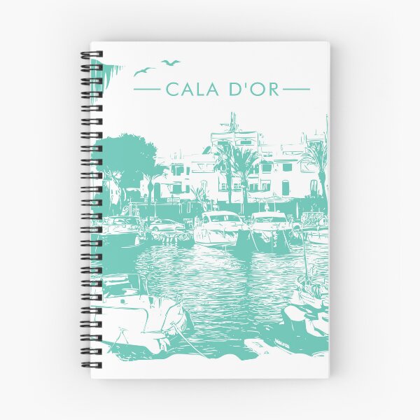 Artikelvorschau, Cala d'or Marina in Mallorca digitale Illustration entworfen und verkauft von Gerald Waters.