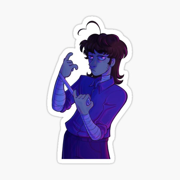 William Afton Blueycapsules Sticker - William Afton Blueycapsules Dave  Miller - Discover & Share GIFs