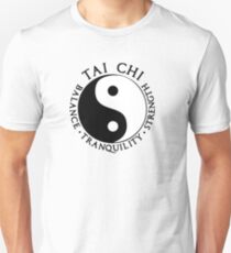 Tai Chi - Balance - Ruhe - Stärke Slim Fit T-Shirt