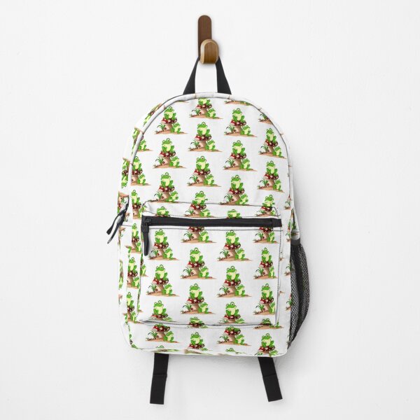 Item preview, Frogs with mushroom vintage illustration spring designed and sold by sweary12.
