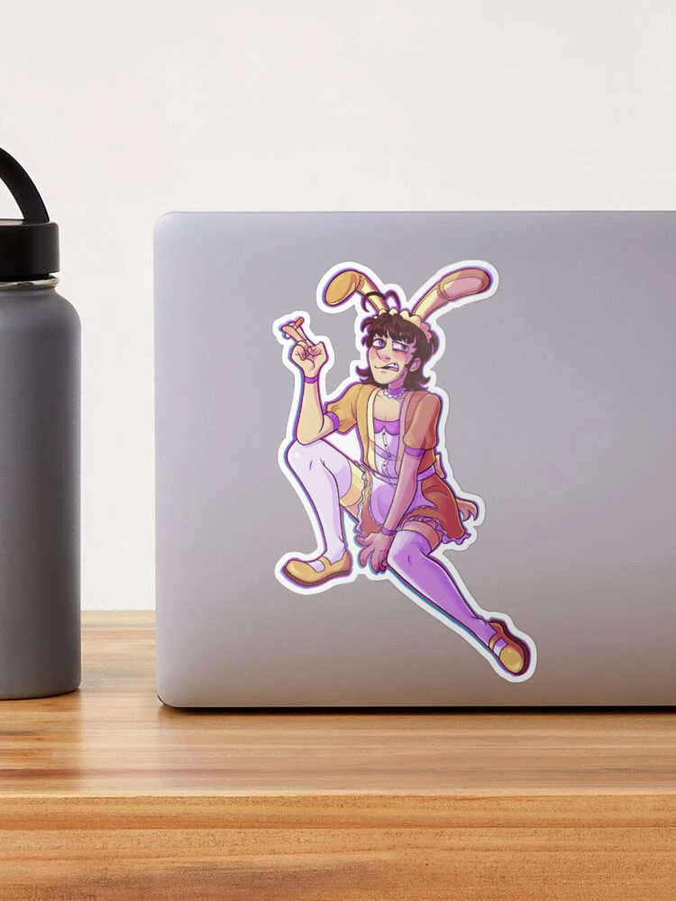 Bunny Maid William Afton Sticker for Sale by alanawdoesart