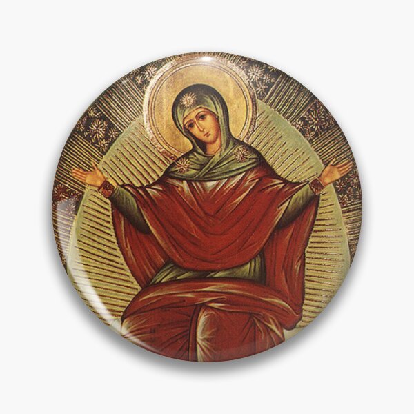 Item preview, Icon of the Mother of God Sporitelnitsa of Bread designed and sold by Beltschazar.