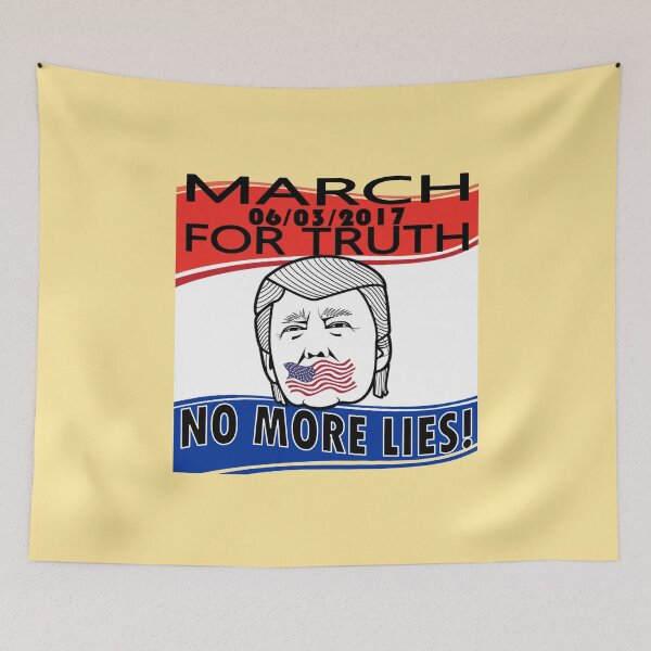 Item preview, March For Truth 6-3-2017 No More Lies Historical Event designed and sold by LuckyContestant.