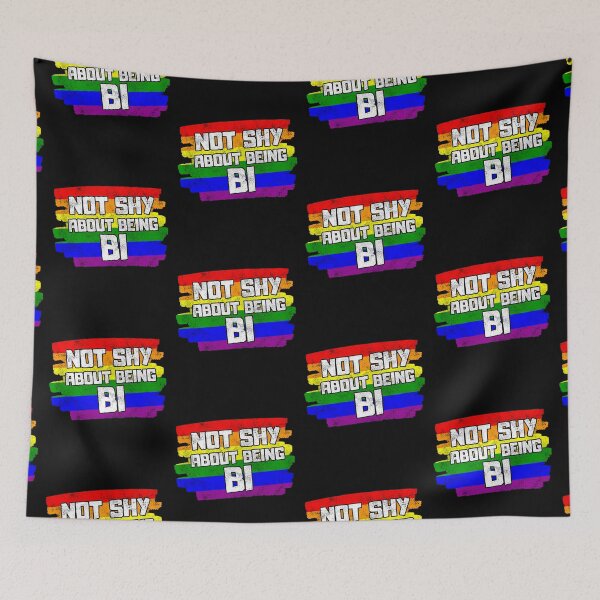 Item preview, Not Shy About Being Bi designed and sold by FNStuff.
