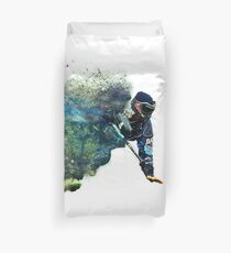 Sandsturm Paintball Spieler Bettbezug
