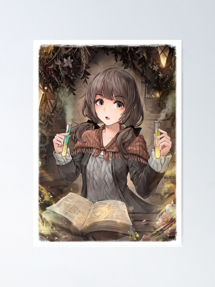 Cute girl anime Poster for Sale by iWallGlow