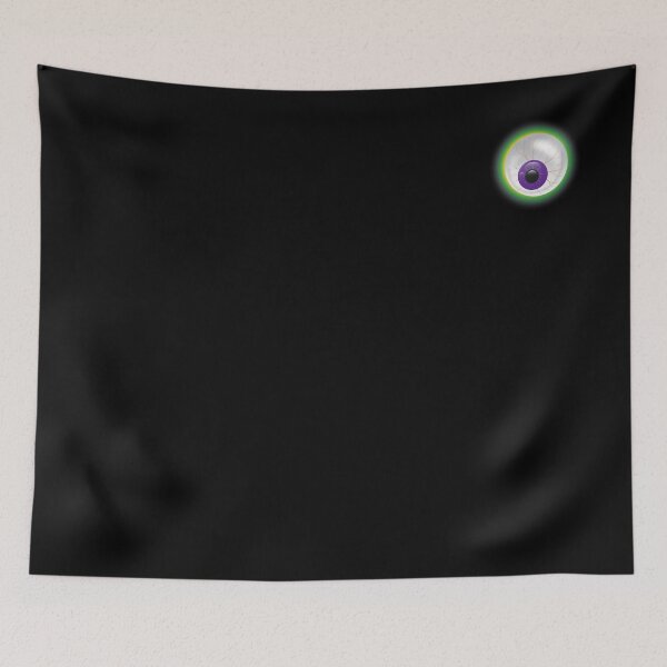 Item preview, Glowing Bloodshot Zombie Eyeball Halloween - Eye on Black designed and sold by 26-Characters.