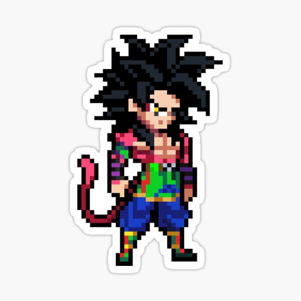 Goku Super Saiyan 2 Angel HQ Pixel Edition | Magnet