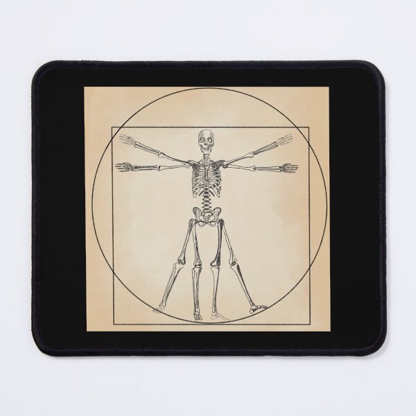 Item preview, Vitruvian skeleton man designed and sold by livvysophie.