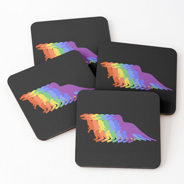 Item preview, Rainbow T-rex Pride Dinosaur LGBTQ+ Gay Love is Love designed and sold by Kissudesign.