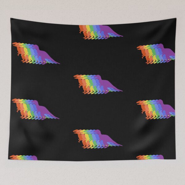 Item preview, Rainbow T-rex Pride Dinosaur LGBTQ+ Gay Love is Love designed and sold by Kissudesign.