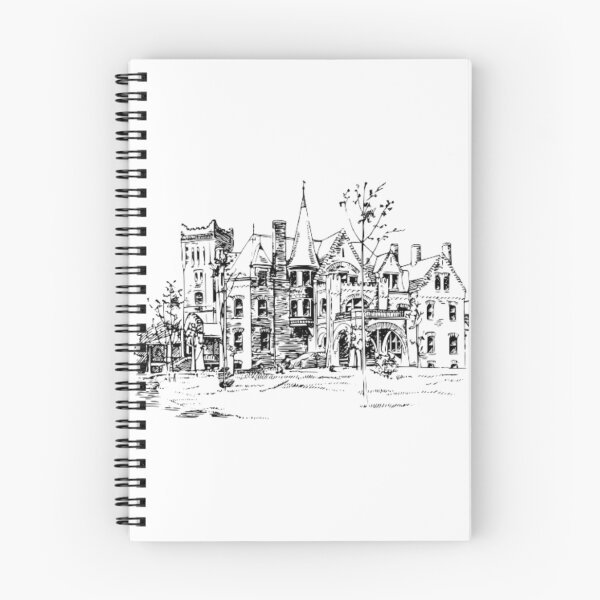 Item preview, Monochrome Black and white Walk Travel Ship Castle designed and sold by imhae.