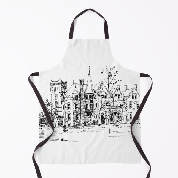 Item preview, Monochrome Black and white Walk Travel Ship Castle designed and sold by imhae.