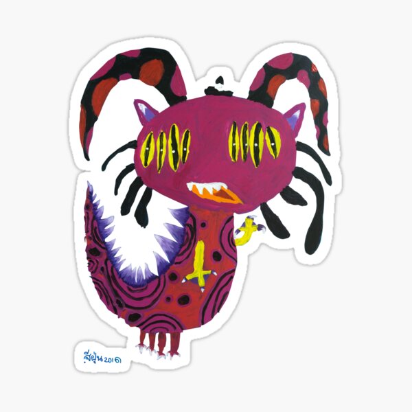 Cat and the hat : Funny Animal Series Sticker