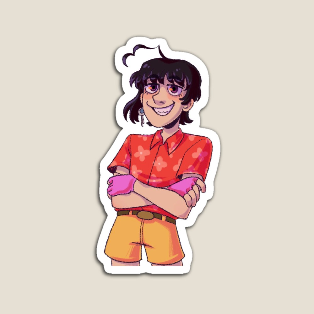 Ponytail Volume 2 William Sticker for Sale by alanawdoesart