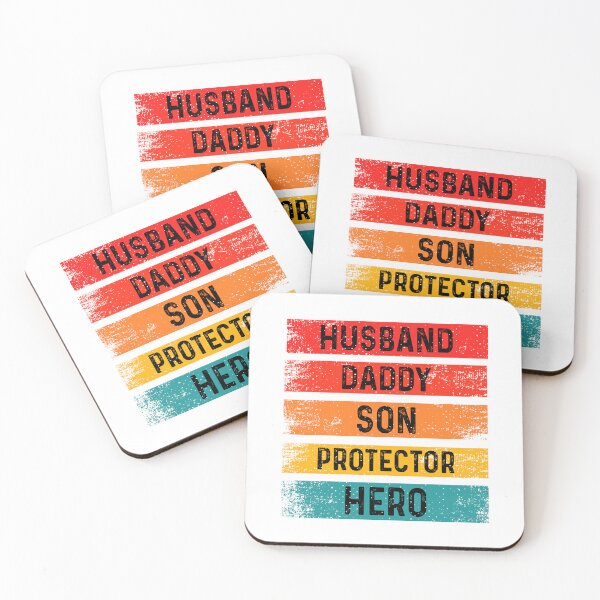 Item preview, Husband Daddy son Protector Hero designed and sold by SSK Designs.