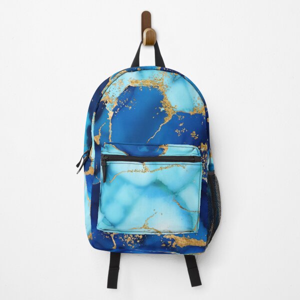 Item preview, Dreamy Blue inks and Gold designed and sold by k9printart.