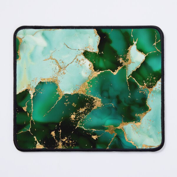 Item preview, Dreamy Emerald inks and Gold designed and sold by k9printart.