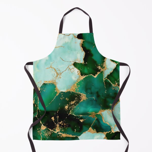 Item preview, Dreamy Emerald inks and Gold designed and sold by k9printart.