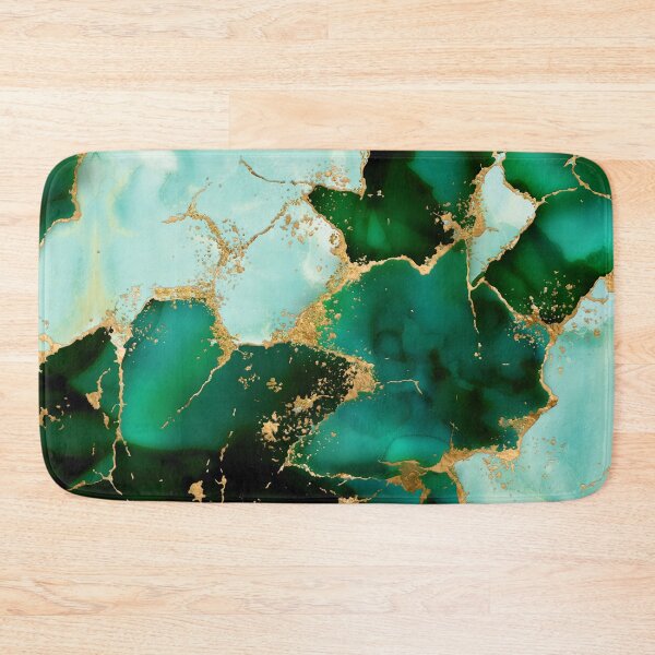 Item preview, Dreamy Emerald inks and Gold designed and sold by k9printart.