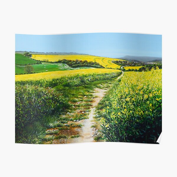 Springtime Yellow Poster