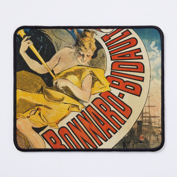 Item preview, BONNARD BIDAULT 1887 by Jules Cheret Vintage Art Nouveau French Poster designed and sold by retroposters.