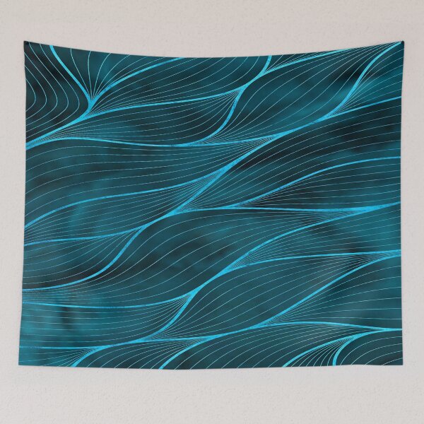 Item preview, Ornament Wave Neon Pattern designed and sold by Uday24.