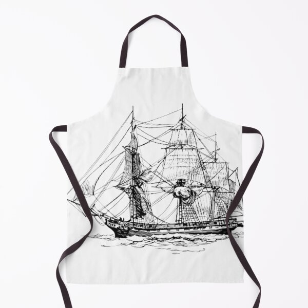 Item preview, Monochrome Black and white Walk Travel Ship designed and sold by imhae.
