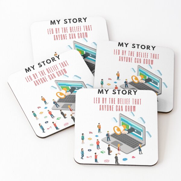 Item preview, My Story Led by the belief that Anyone can Grow designed and sold by exclusivebucket.