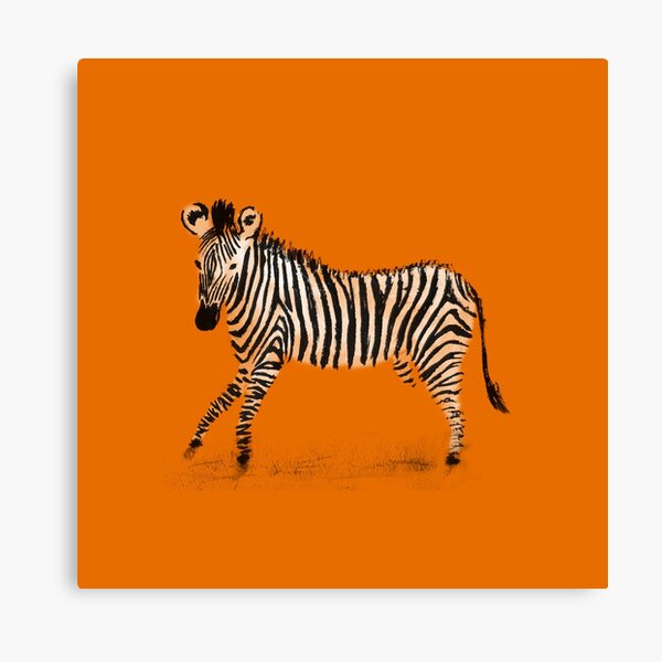 Zebra Lienzo