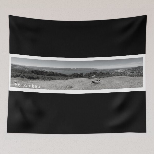 Item preview, Picturesque Mt Kaukau Scenic Lookout, Black and White Monochromatic Panorama designed and sold by CreateShape.