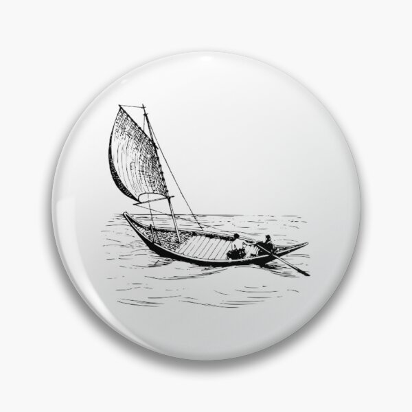 Item preview,  Monochrome Black and white Walk Travel Ship Boat designed and sold by imhae.