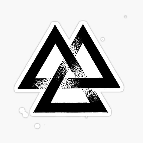 Item preview, Valknut - Black designed and sold by RavenInTheFog.