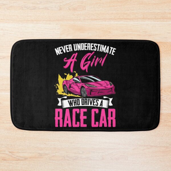 Item preview, Never Underestimate A Girl Funny Car Race For Racecar Driver designed and sold by Nessshirts.