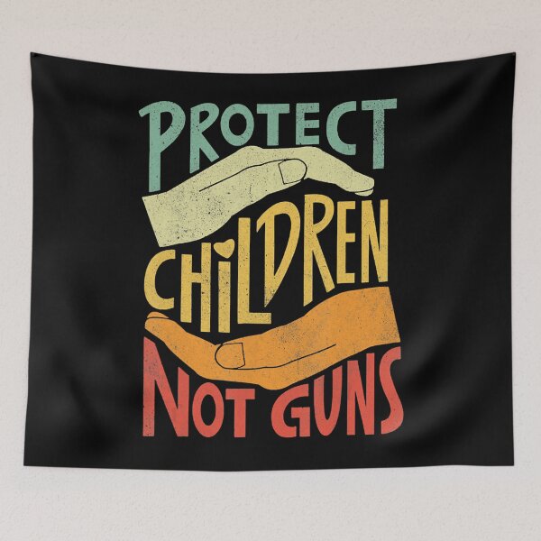 Item preview, Protect Children Not Gun Vintage Anti Gun Gun Control  designed and sold by gascocinagelfr.
