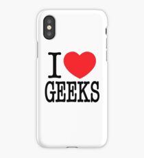 I LOVE GEEKS iPhone Case/Skin
