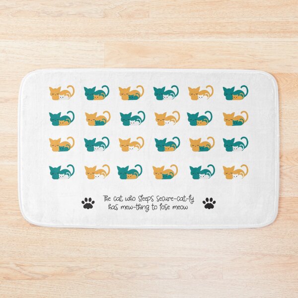 Item preview, Cute Sleeping Cat Pattern III designed and sold by FlinArt.